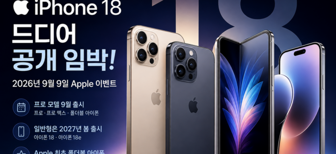 아이폰18 출시 임박…올해는 ‘프로 먼저, 일반형은 내년’으로 나뉘나
