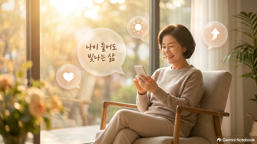 50대 은퇴 후 시니어 창업 추천: '좋은글·명언 앱'이 주목받는 4가지 이유