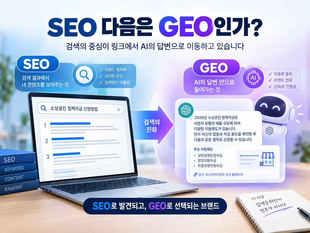 SEO로 발견되고 GEO로 선택되는 브랜드